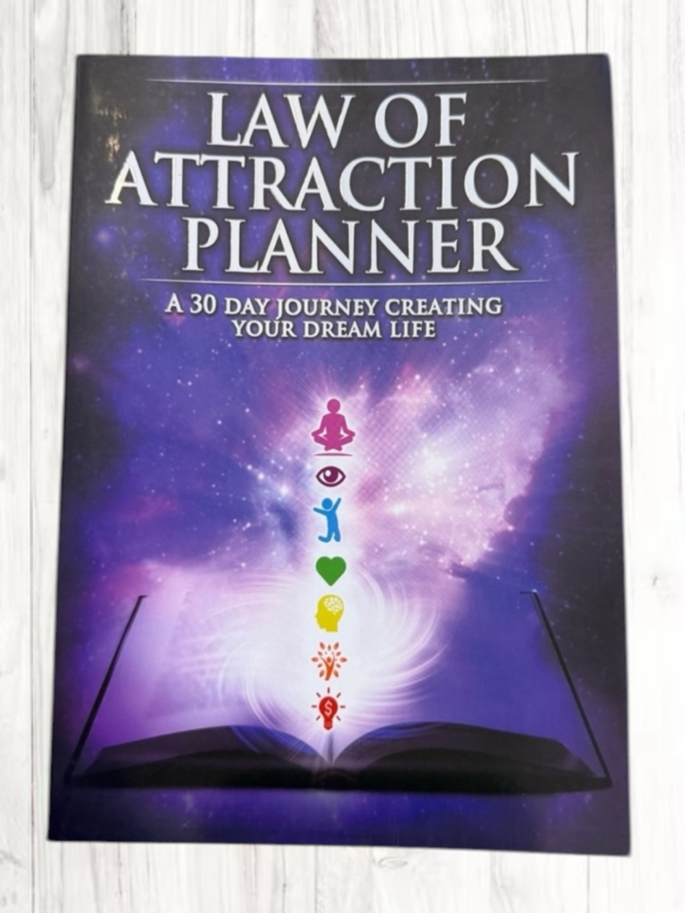 🪷 Law of Attraction Planner - 30 Day Journey Creating Your Dream Life